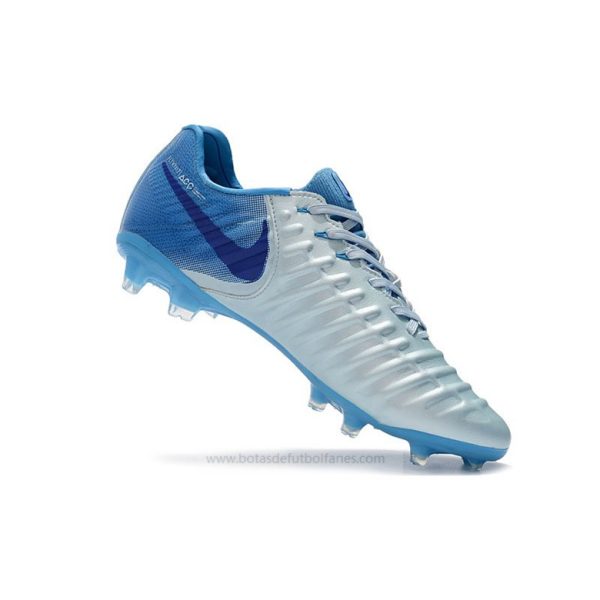 Nike Tiempo Legend VII FG Plata Azul